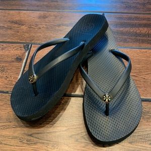 Tory Burch black flip flops